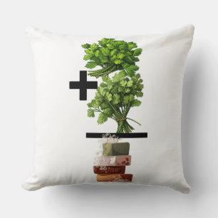 Coussin Cilantro Math - Drôle Anti-Cilantro