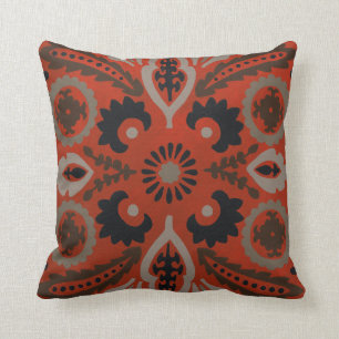 Coussin Cinabre Suzani II