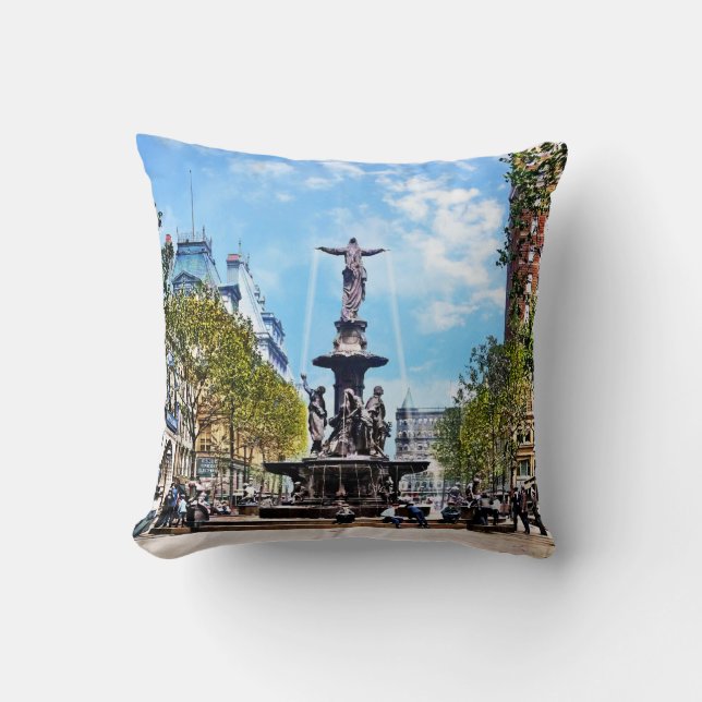 Coussin Cincinnati OH - Tyler-Davidson Fountain c1906 (Recto)