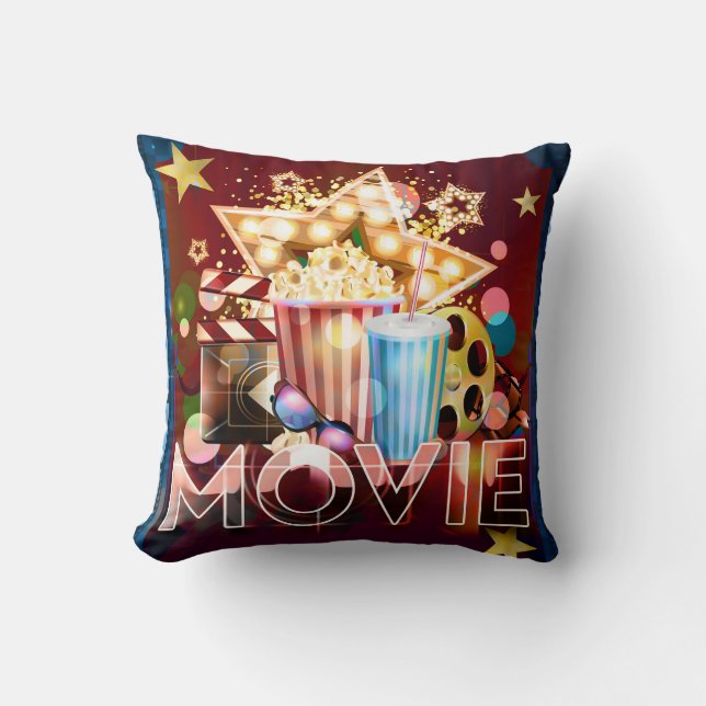 Coussin Cinema Movie Night Entertainment Room (Recto)