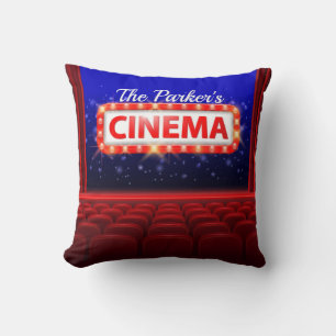 Coussin Cinéma Personnalisé Cinéma Salle Familiale