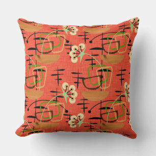 Coussin Ciné's Style Houseplants Motifs atomiques