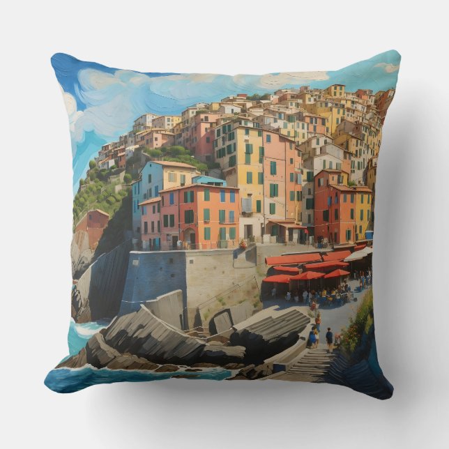 Coussin Cinque Terre (Recto)