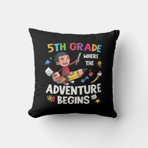 Coussin Cinquième Année Où Commence L'Aventure