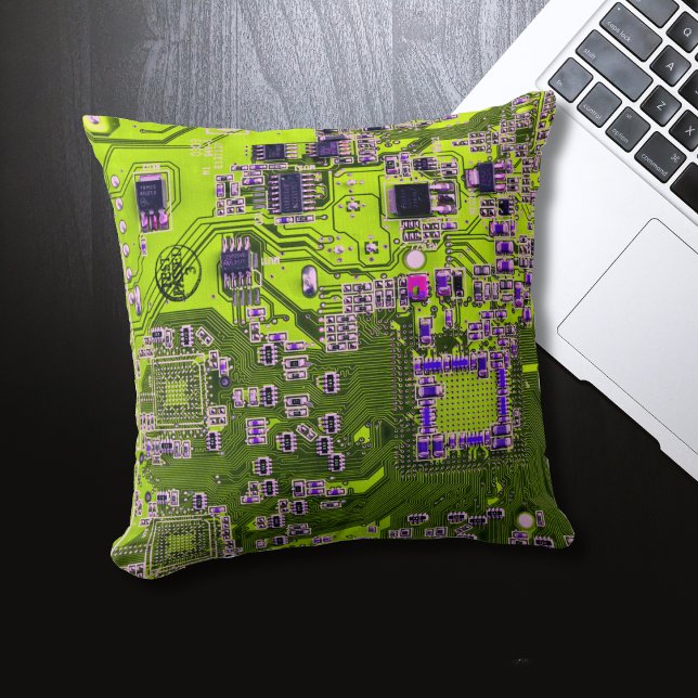 Coussin Circuit imprimé circuit imprimé circuit imprimé ca (Créateur téléchargé)