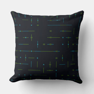 Coussin Circuit imprimé technologique sans couture