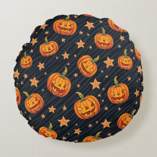 Coussin circulaire à thème Halloween