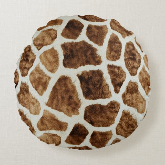 Coussin circulaire personnalisé moderne 16" (Devant)