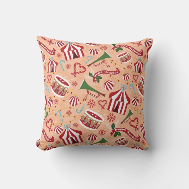 Coussin Cirque de Noël (Recto)