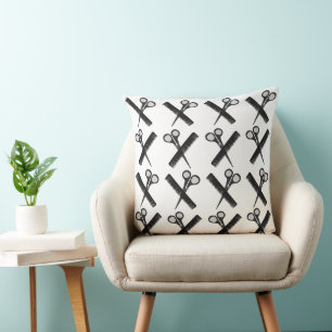 Coussin Ciseaux de coiffeur Peigne Salon