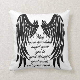 Coussin Citation Angel Guardian/Ange Wings