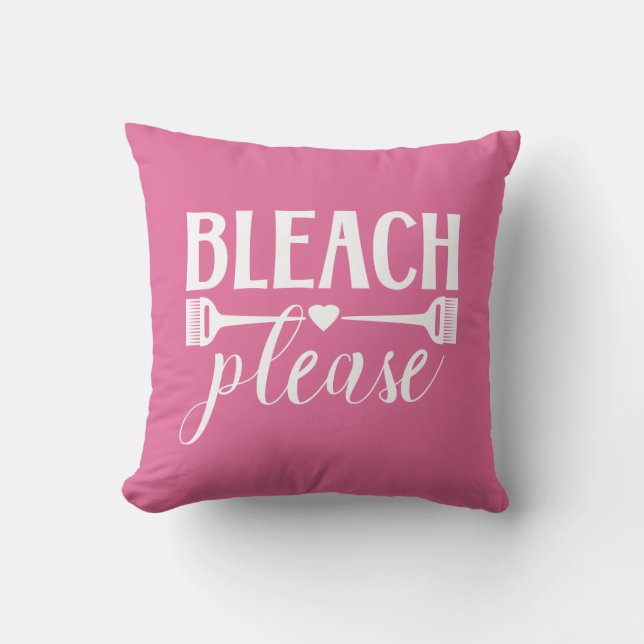 Coussin Citation Coiffeur Coiffeuse Salon de coiffure « Bl (Recto)