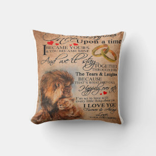 Coussin Citation d'amour pour petit ami, ami garçon cadeau