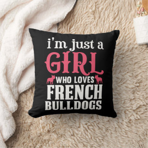 Coussin Citation de Bulldogs français