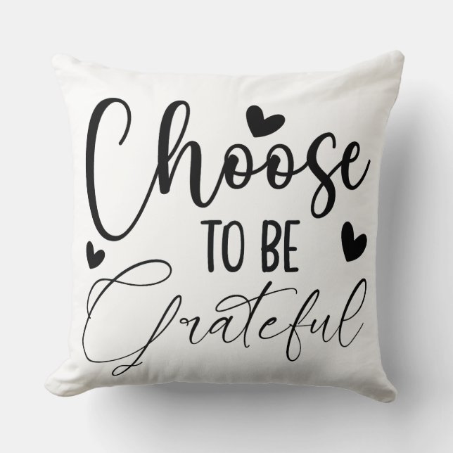Coussin citation de gratitude (Recto)