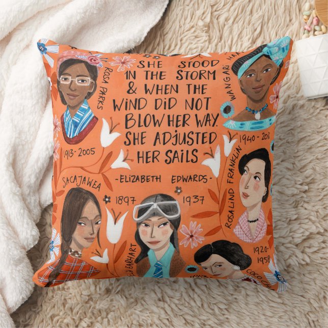 Coussin Citation de la Journée internationale des femmes F (Couverture)