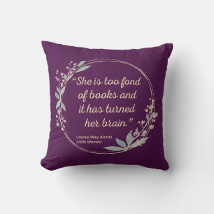 Coussin Citation de Little Women II - Style mignon