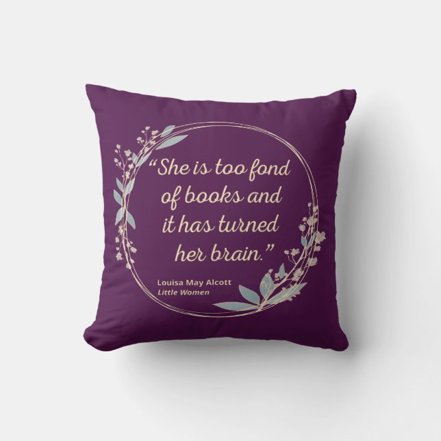 Coussin Citation de Little Women II - Style mignon (Recto)