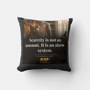 Coussin Citation de livre Système d'Alarme de la Rareté