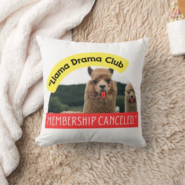 Coussin citation de llama (Couverture)
