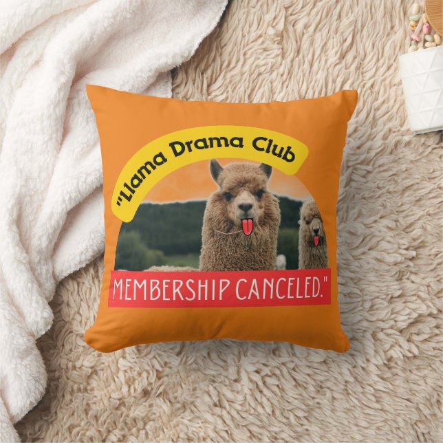 Coussin citation de llama (Couverture)