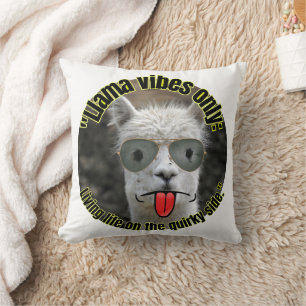 Coussin citation de llama