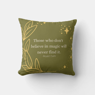 Coussin Citation de Roald Dahl