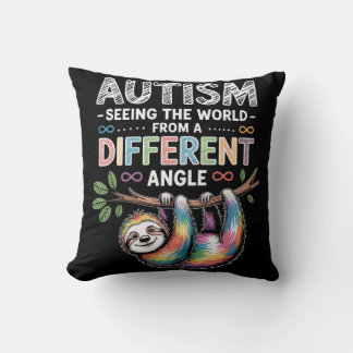 Coussin Citation de sensibilisation à l'autisme Esprit uni
