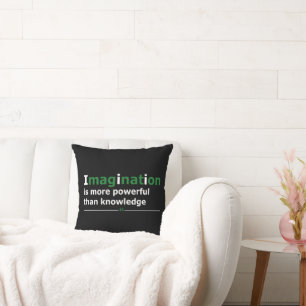 Coussin Citation de vie motivante
