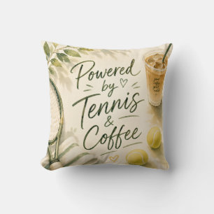 Coussin Citation drôle de tennis