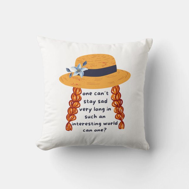 Coussin Citation du livre Anne Of Green Gables Shirley (Recto)