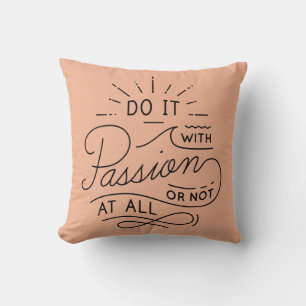 Coussin Citation Motivante de Rêve, Attitude de Succès Pêc