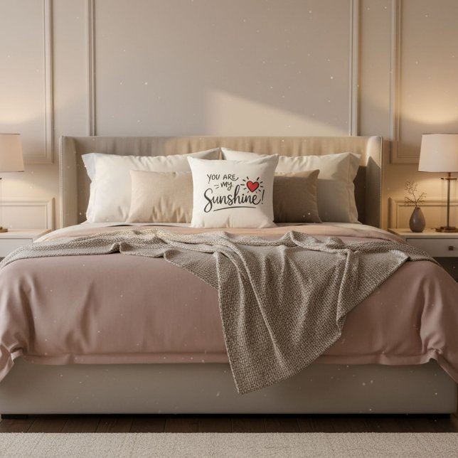 Coussin Citation motivante de typographie élégante  (Créateur téléchargé)