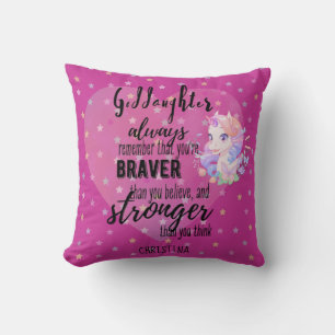 Coussin Citation Motivationnelle Dogue Dogue Unicorn Rose