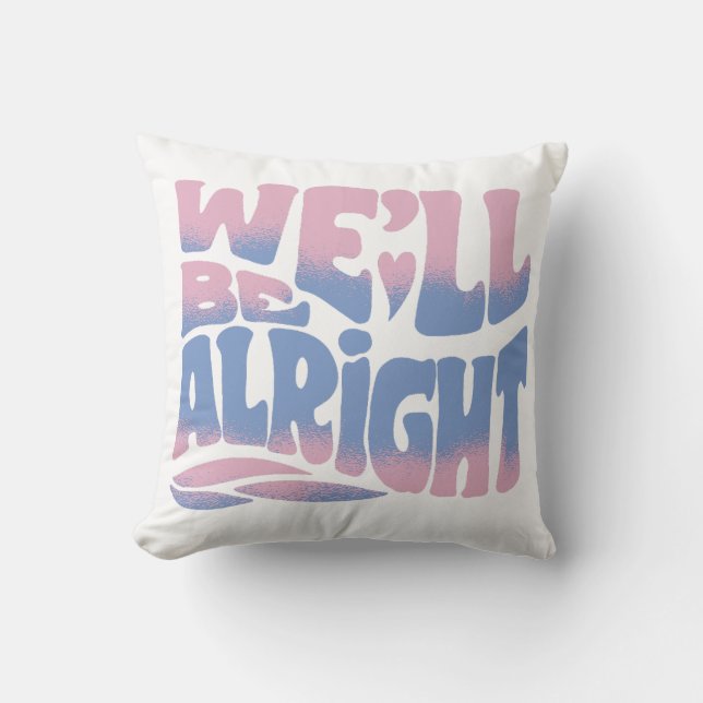 Coussin Citation positive rétroactive (Recto)