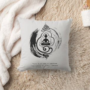 Coussin Citation zen : Sagesse et méditation