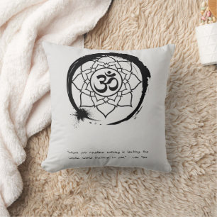 Coussin Citation zen : Sagesse et méditation