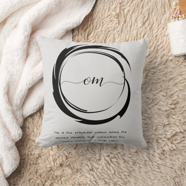 Coussin Citation zen : Sagesse et méditation (Couverture)