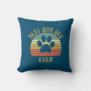 Coussin Citations de grand-père   Meilleur papa de chien j