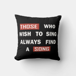 Coussin Citations de vie motivante