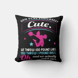Coussin Citations et s vous jouez au football C