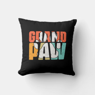 Coussin Citations grand-père Chien de grand format