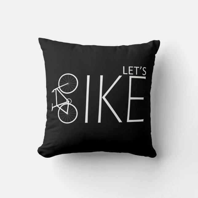 Coussin Citations motivantes de VTT (Recto)