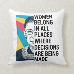 Coussin Citations Rbg, Ruth Bader Ginsburg Citation