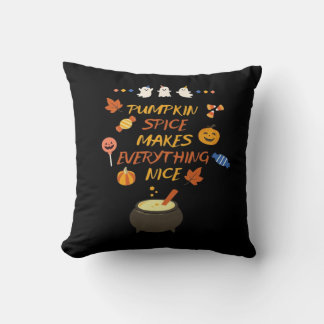Coussin Citations vintages de Citrouille Halloween Classiq