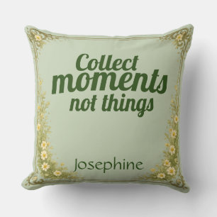 Coussin Citer les moments de la sagesse de la nature en ve