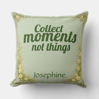 Coussin Citer les moments de la sagesse de la nature en ve