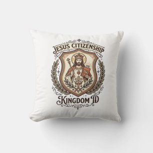Coussin Citoyenneté de Jésus Royaume ID Citoyenneté de Jés