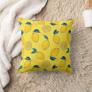 Coussin Citron Citrus frais