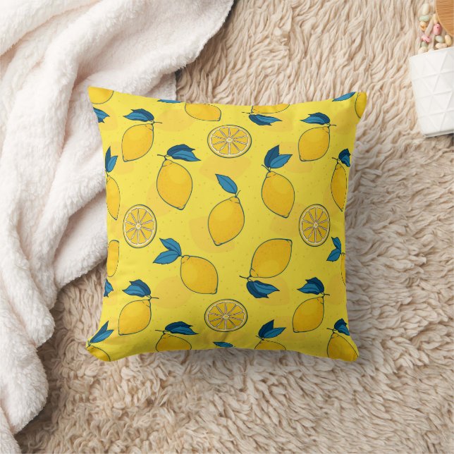 Coussin Citron Citrus frais (Couverture)